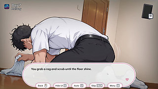 Alone with My Stepsister Taboo Hentai Game Ep.4 Step Sis Caught Naked and Dripping in the Corridor!
