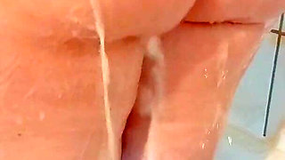 Sexy Sabrinahole Handjob, Cumshot, and Hot Shower