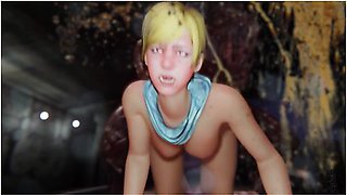 Infected Sherry Birkin (sound, 60fps, 4k)