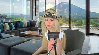 Amateur blonde teen Casi James with porno movie