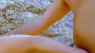 Stranded big cock man fists and fucks sexy teen Angell in the ass