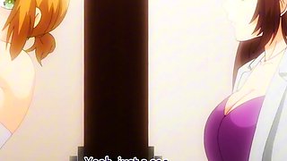 Anime MILF gets on all fours and begs for deep pounding