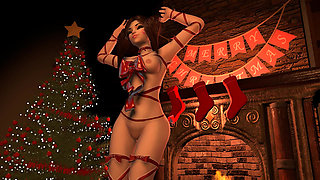 D.va Christmas Gift - Overwatch Porn Parody