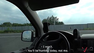 Wendy Got Drilled In A Van And Decorated With Jizz - Shara Jones