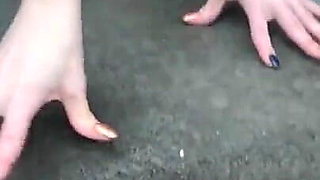 Girl Next Door Sunny Lane Gets Naughty in Public Beach Shower!