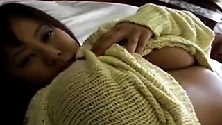 Fuko's Big Sweater - Asian Amateur with Huge Braless Tits