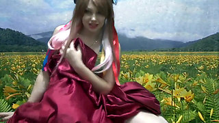 Smoking in the nature and teasing you