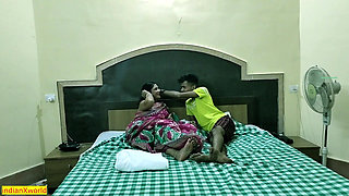 Indian Bengali Hot Boudi Caught and Fucked by Teen Stepbrother!! Taboo Sex