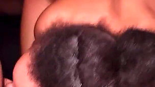 Amateur Gangbang by Old Guys for German Skinny Ebony Girl Lia Amalia with Bukkake