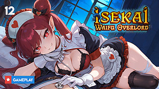 Isekai Waifu Overlord Gameplay Part 12 - Unlocked Ruby and Lily's H-Scene Tavern Sex