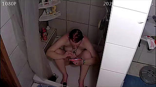 Caught in the Shower Masturbating