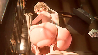 Office Doggy Style Fuck Hot White Whore’s Enormous Ass Pounded by Giant Monster Dick Depraved Cunt Greedily Swallowing Cum