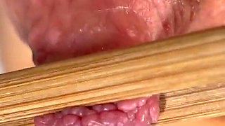 Hard Nipples and Clit by Sushi Chopstick