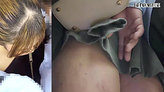 Busty Sash Strap Outfit, Tit Squeeze and Panty Slide Tease. Fingering Makes Her Scream, Special Edition!