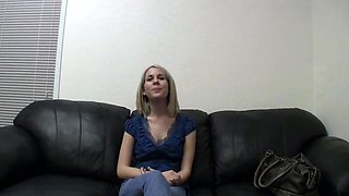 Petite Blonde Teen Gets Her Big Ass and Tits Pounded in a