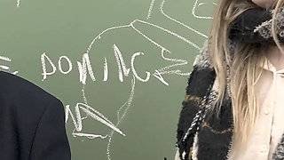 From the Blackboard to the Desk: the Student Atucha Resolves His Differences with Teacher Vanesa in the Wildest Way