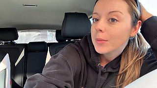 Nadia Foxx Orgasms Wildly on Gym Stairmaster After Drive-Thru