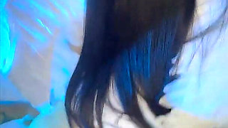 Halloween Special: Oiled Ass Angel Bounces on a Thick Cock in POV