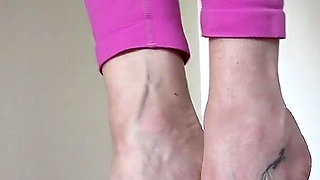 Post-yoga Barefoot Tease