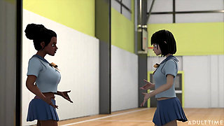 Hentai Sex School Episode 3 - Hentai Student Eats Out His Teacher's Perfect Pussy Until She Orgasms!