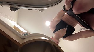 Busty Blonde Teen changes on hidden cam