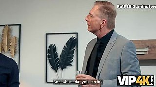 Hot Girl Charlie Dean Cheats on BF with Daddy in HD 1080p - Black Stockings & Shaved Pussy