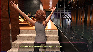 Haley Story #14 - Adriana and Haley had a sexy moment at the swimming pool...Johannes fucked Adriana.