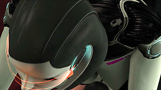 Eva Special Delivery - Futa Sex Robot Fucks Her 3D Animation