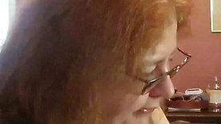 BBW nurse Vicki enjoys eatting a chocolate vanilla ice cream popsiscle
