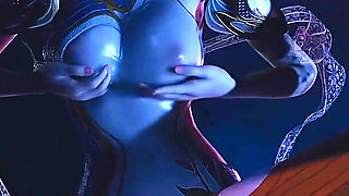 Goddess of the Pixel Realm: Curves Unchained - 3D Animation Hentai