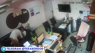 CCTV Seizes Tharki Buddah Chief Taking Advantage Of Young Assistant