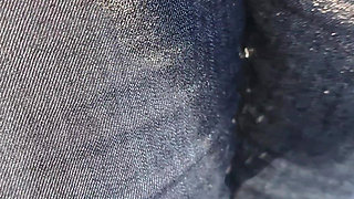 Massive flood directly into merino base layers with tight dark denim on the outside layer