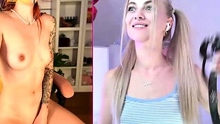 slut his tall blonde fetish flashing ass on live webcam
