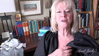 Auntjudys - Your 69yo Mature Teacher Ms. Louise Helps You Get Your Grades up