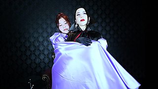 Mistress Youko - Satin Cape Domination Ft Mei