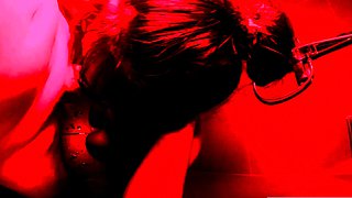 Femboy teen bondage and pissing on body