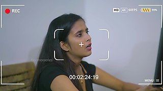 Indian beauty shares hotel passion with two intense desires