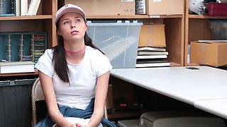 Carolina's long locks sway as Justin pounds her from behind