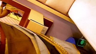 Middle Age Sexy Couple Doing Fun in Their Room