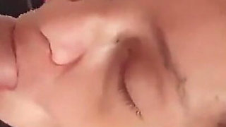 Cute MILF Sucking the Penis Until All the Milk Comes Out