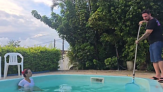 I Gave Some to My Husband's Friends in the Kitchen While He Was Cleaning the Pool.