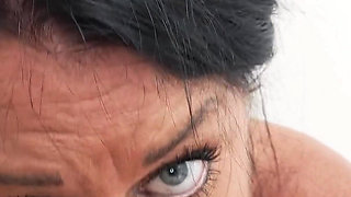 Nasty Britsh MILF Angel Sinn Interracial POV Cum Tasting Blowjon