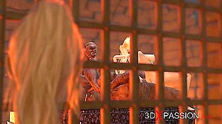 Cruel Orcs Fuck Eighteen Sweet Teen 18+ Girl In Darkness Dungeon