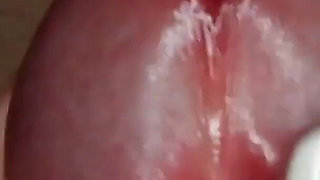 She Caresses His Frenulum and He Quickly Cums