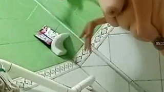 Early in the morning we make video call sex then after she take a bath as usual .