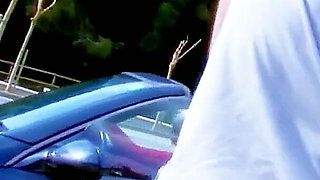 Teen milky takes strangers from the parking lot with anal on the beach and pays him