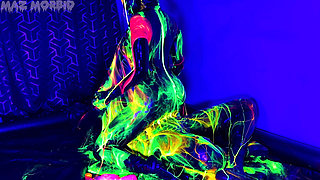 Uv Wet and Messy Gimpy Gas Mask Fun with Patricia