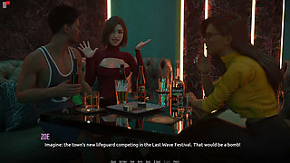 Dominos Beach 24 - John Faces a Fun Choice with Riley or Christy