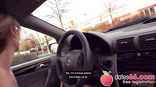 Ingenious Claudia and German's outside movie