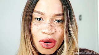 Learn From Rosie 7- Ebony Femdom Goddess Rosie Reed Mental Domination Slave Training Programming